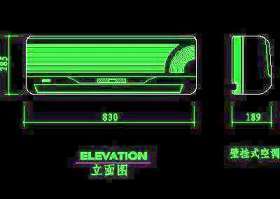空调图块 洗衣机电冰箱图块 洗碗机引水机图块 cad图块