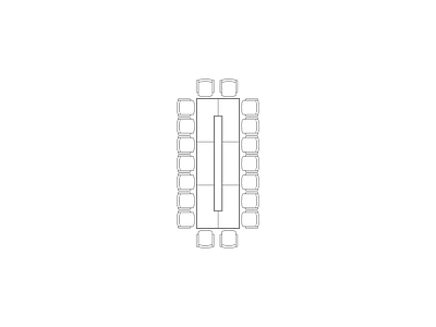 桌椅 办公平立面家具