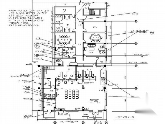 某市郑州路工商银行室内装修图