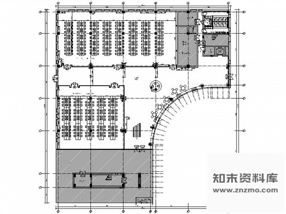 施工图成都世界500强保险公司现代化综合性教育研修院图书馆装修施工图