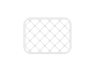 床 现代家具图块别墅家具图块施工图
