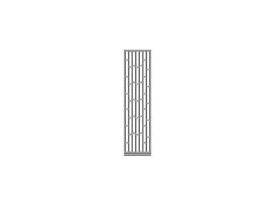 屏风隔断 现代工装图块立面工装立面立面图工装施工图工装图块