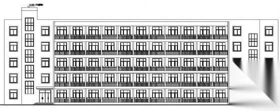 公司宿舍楼建筑施工图