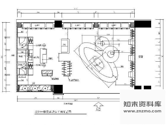 服装店平面设计图