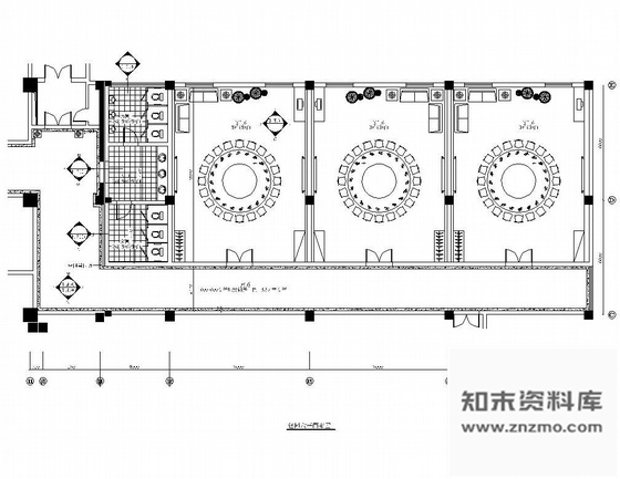 施工图某大型餐厅包间装修图Ⅱ