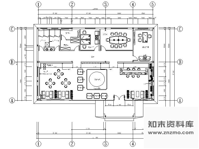 施工图某置业售楼部室内装修图