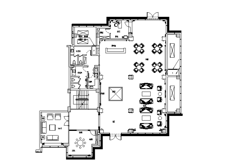 [浙江]临平玉园售楼空间设计施工图（附效果图）