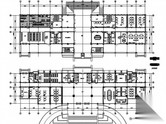 [江苏]某企业孵化园办公大楼室内施工图