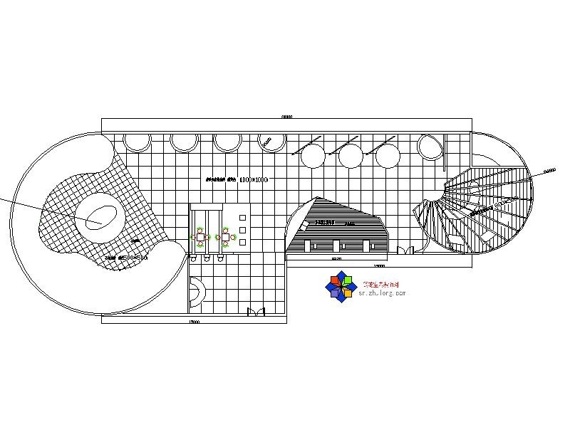 现代风格电脑展示空间设计施工图（含效果图）