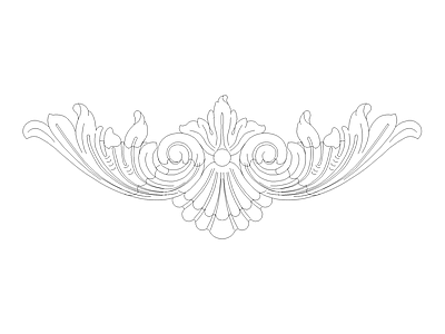 雕塑装饰构件 博古架雕花件