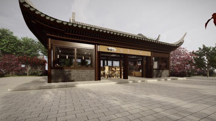 中式风格便利店