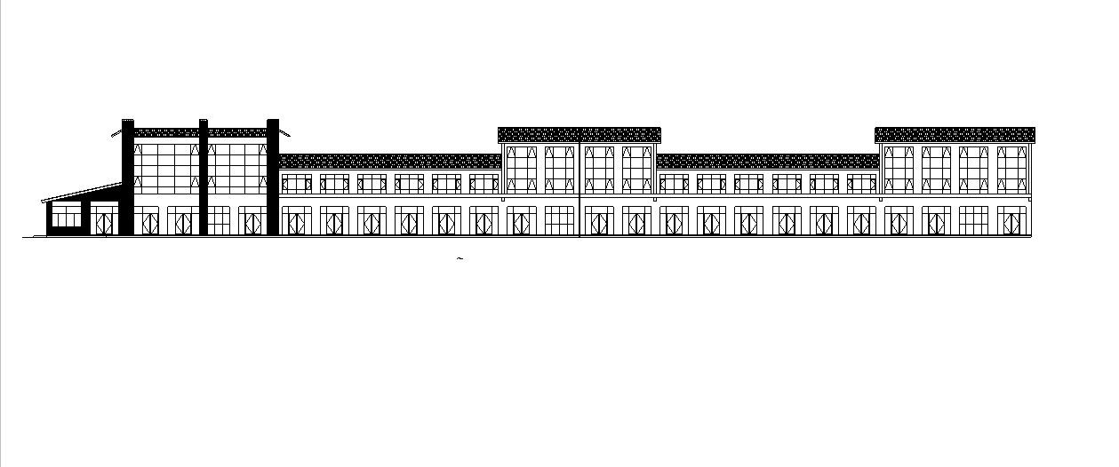 [宁夏]三层框架结构沿街商业建筑施工图（含全专业图纸...