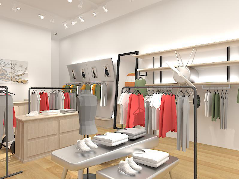 上海AK童装店丨效果图 施工图CAD PDF 机电图