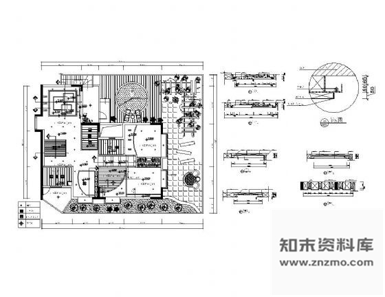 图块/节点别墅样板房吊顶详图 吊顶节点