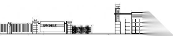 大门传达室和门楼施工图