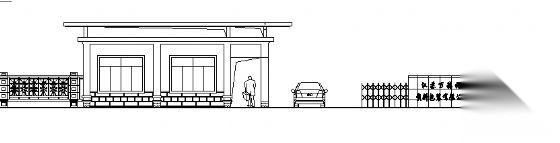 某传达室建筑设计方案图