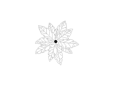 花 人物平面素材图块