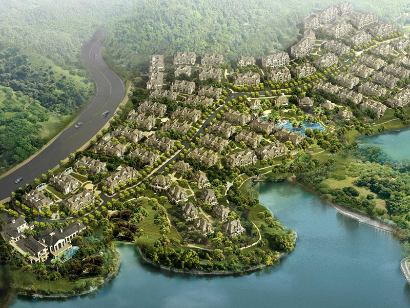 [深圳]欧陆风格庄园别墅区规划建筑设计方案