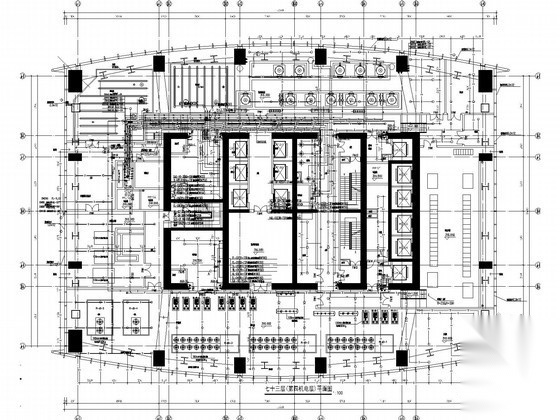 [深圳]58万平金融中心建筑给排水施工图纸（大空间智能... 给排水图