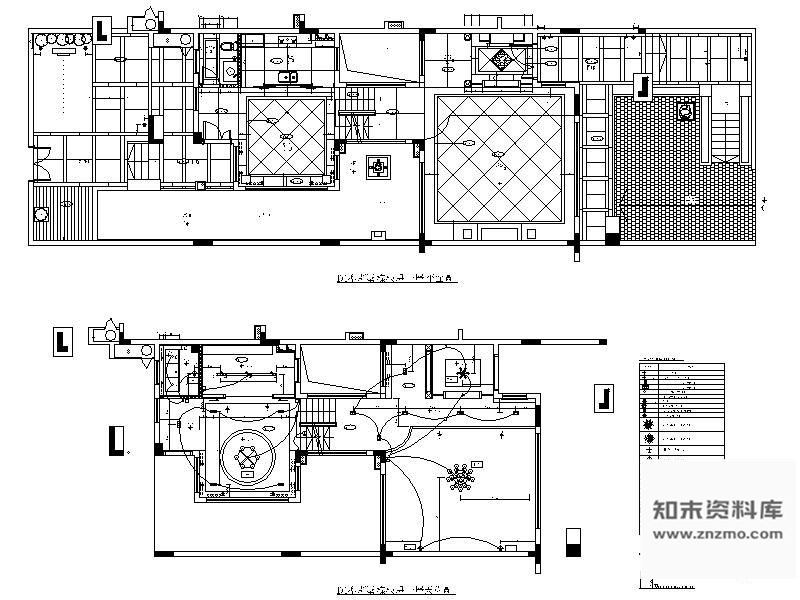 施工图深圳知名别墅样板房施工图含实景