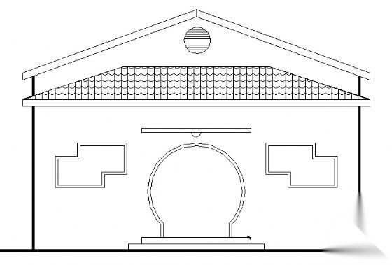 某单位公共厕所建筑结构方案图