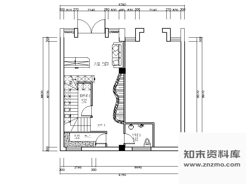 施工图上海某会所装饰施工图