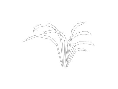 景观灯具详图 灌木