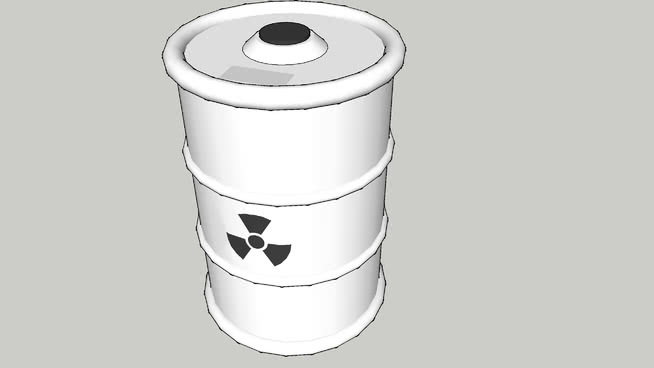 放射性废物桶（白色） 滤油器 卷笔刀 垃圾箱 罐 纸巾