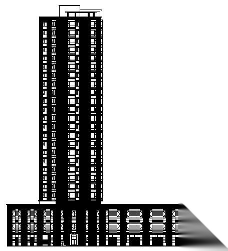 某二十四层建筑方案图