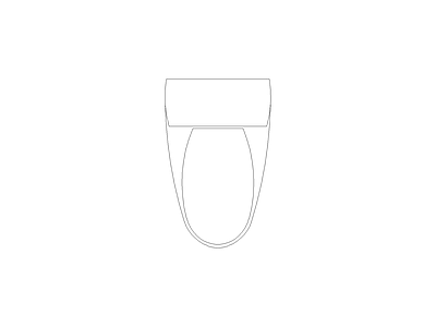 卫浴设施 马桶图块