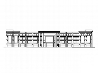 [大连]某四层综合商业市场建筑施工图