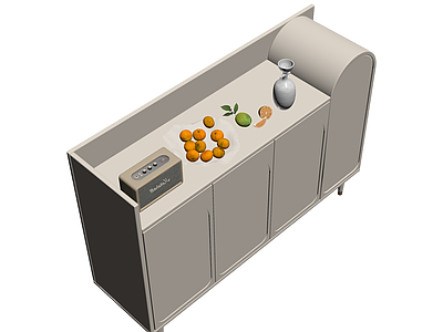 现代简约柜体组合