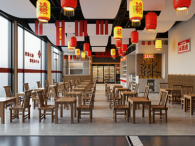 简约快餐店