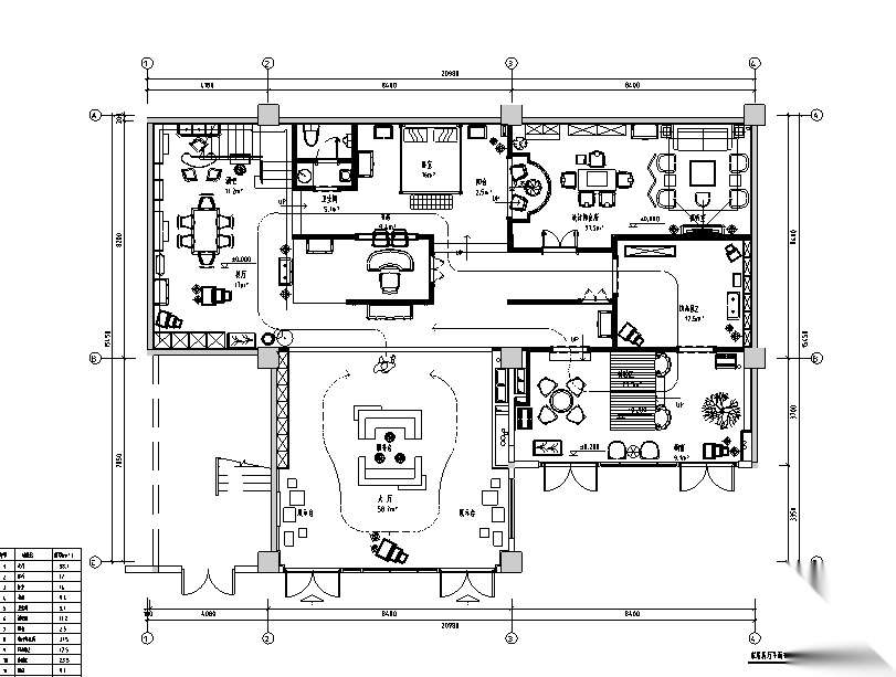 家具家私装饰品展厅设计施工图（附效果图）