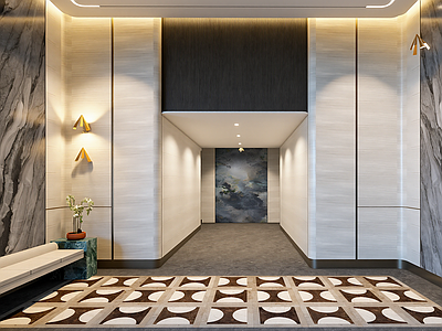 现代电梯厅