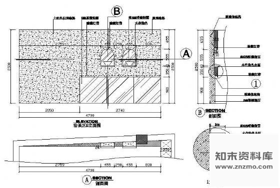 图块/节点造型墙面 墙面通用节点