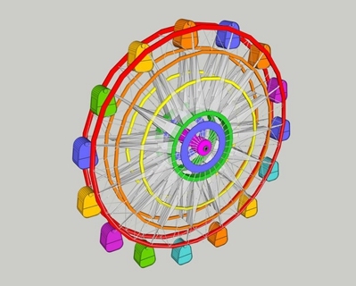 彩色摩天轮