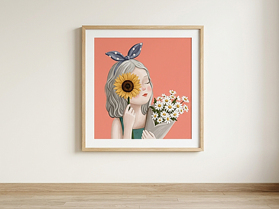 人物艺术挂画挂画