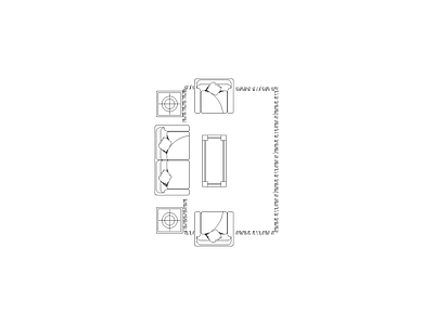 沙发 办公空间设计模块
