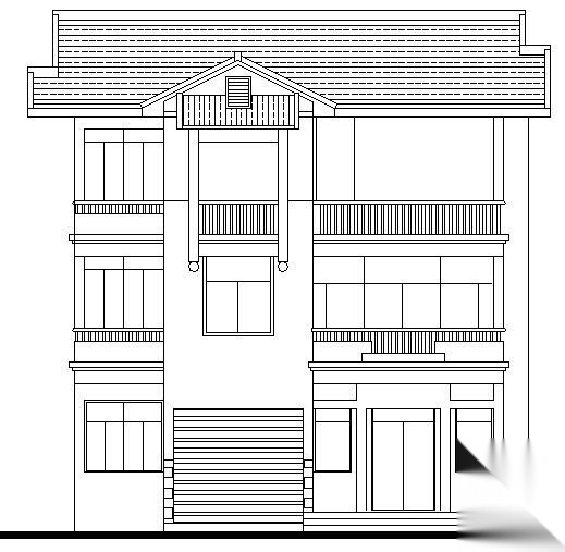 某村镇建设住宅方案图