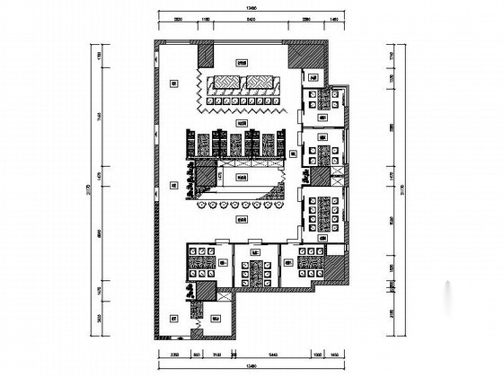 [浙江]高档五星级酒店日本料理餐厅室内设计施工图（含实...