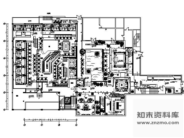 施工图西安某知名酒吧部分施工图含实景