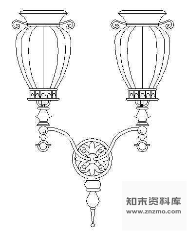 图块/节点壁灯图块15
