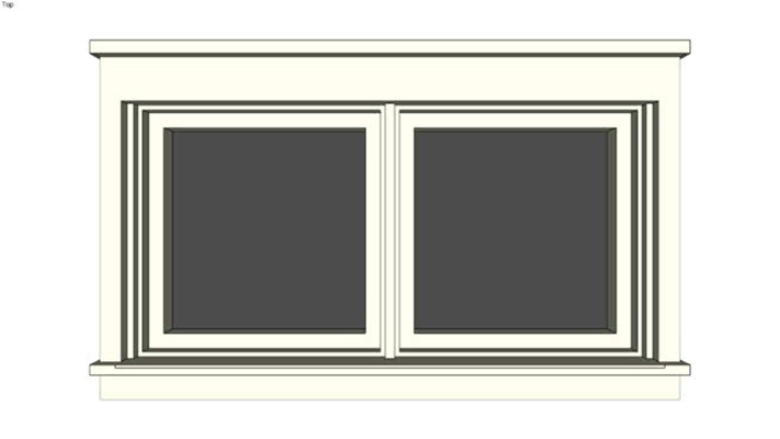 推拉窗 草图大师模型