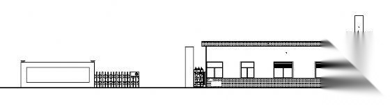 某印刷公司传达室建筑方案图