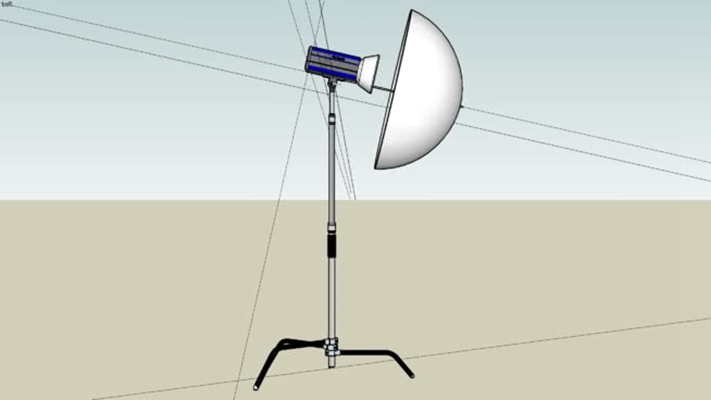 照相灯 草图大师模型