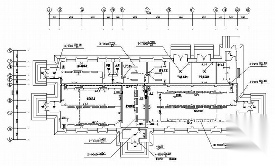 国外某6kV变电所系统成套施工图 电气图