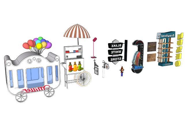 城市商品街小品
