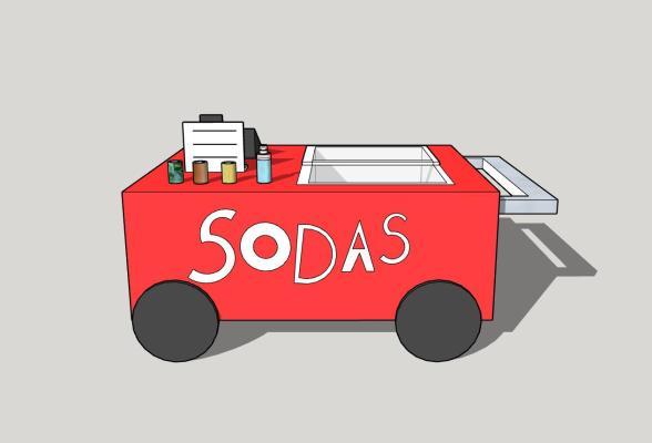 现代售卖亭 售卖车