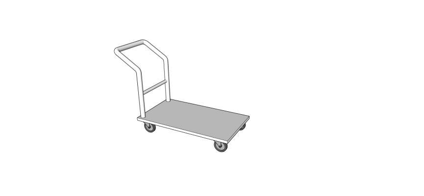 现代平板拖车 商用厨具